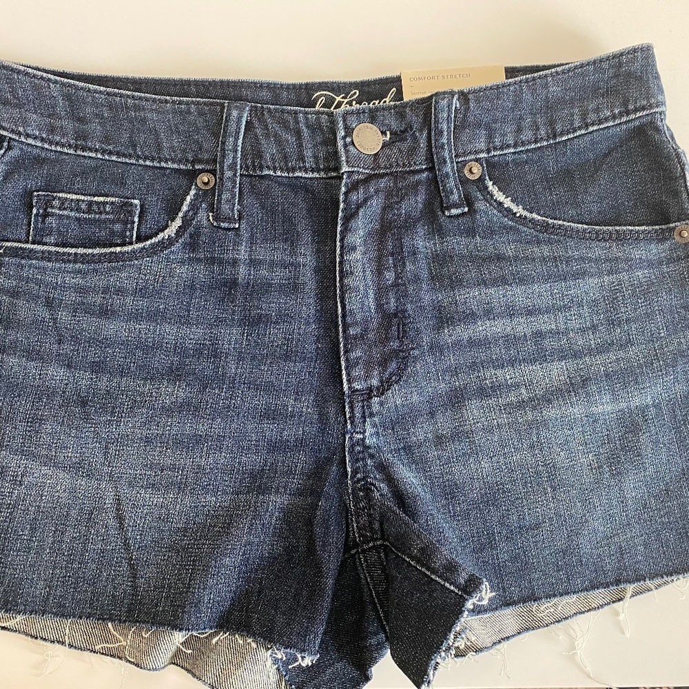 NWT universal thread high rise dark wash shorts